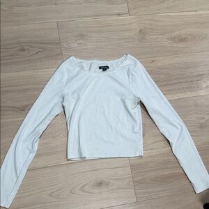 Wild Fable White Long Sleeve Top